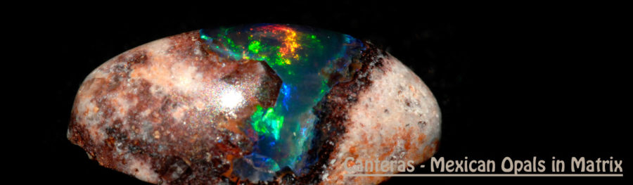 Colorful fire fills the entire opal region.