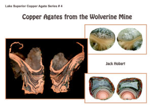 Spectacular copper agates form shapes and patterns not seen in any other agates